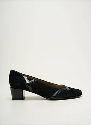Escarpins nubuck talon de 4 à 6cm noir AZUREE femme