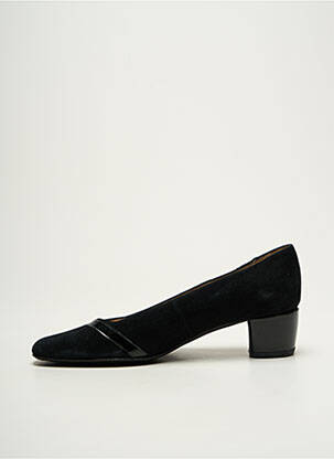Escarpins nubuck talon de 4 à 6cm noir AZUREE femme