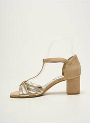 Sandales/Nu pieds or MYMA pour femme seconde vue