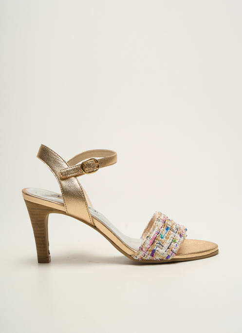 Sandales/Nu pieds or MYMA pour femme