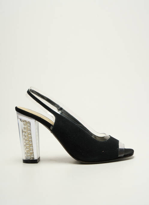 Sandales/Nu pieds noir AZUREE pour femme