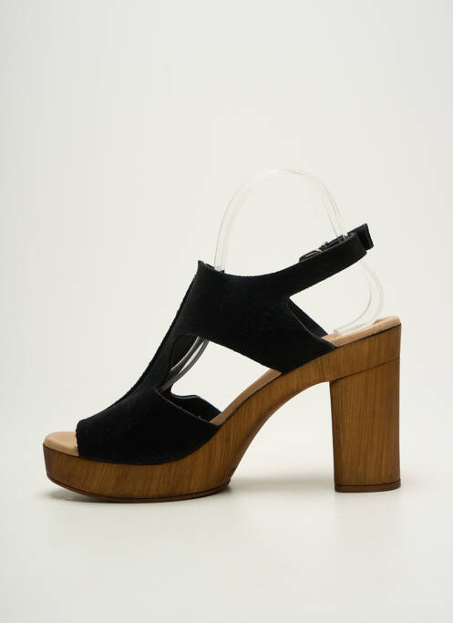 Sandales/Nu pieds noir MYMA pour femme