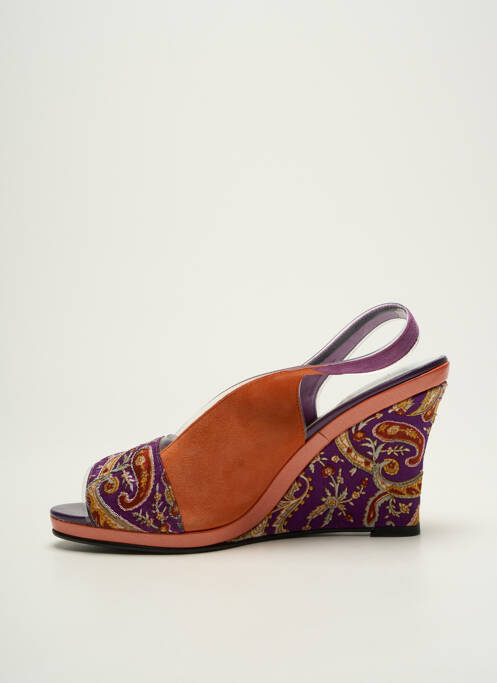Sandales/Nu pieds violet AZUREE pour femme