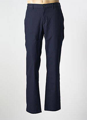 Pantalon chino tissage popeline taille normale bleu TOMMY HILFIGER homme