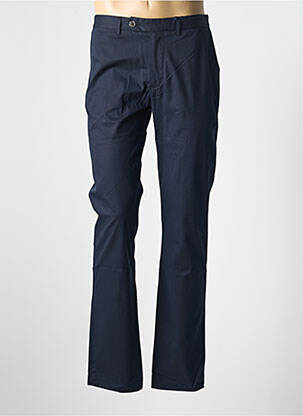 Pantalon droit tissage popeline taille normale bleu TOMMY HILFIGER homme
