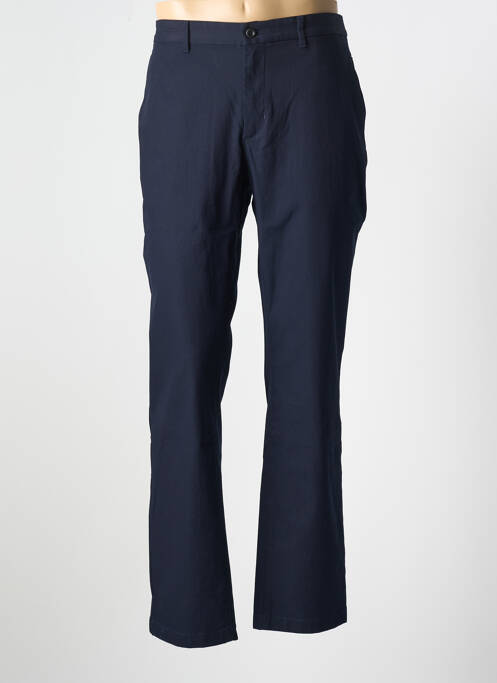 Pantalon chino tissage popeline taille normale bleu TOMMY HILFIGER homme