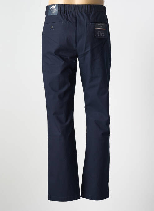 Pantalon chino tissage popeline taille normale bleu TOMMY HILFIGER homme