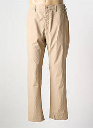 Pantalon chino tissage popeline taille normale beige GERTRUDE homme