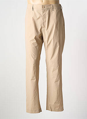 Pantalon chino tissage popeline taille normale beige GERTRUDE homme