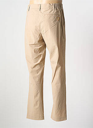 Pantalon chino tissage popeline taille normale beige GERTRUDE homme