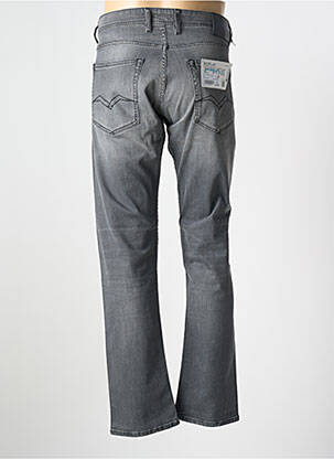 Jeans coupe droite fermeture boutonnée sur le devant taille normale gris REPLAY homme