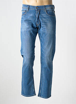 Jeans coupe droite fermeture boutonnée sur le devant taille normale bleu REPLAY homme