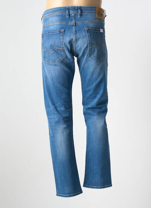 Jeans coupe droite fermeture boutonnée sur le devant taille normale bleu REPLAY homme