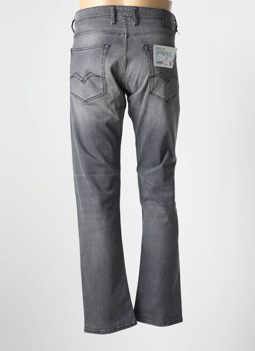 Jeans coupe droite gris REPLAY pour homme