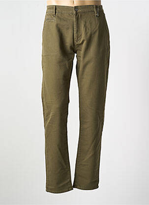 Pantalon chino stretch taille normale vert FREEMAN T.PORTER homme