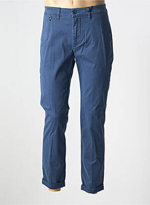 Pantalon chino stretch taille normale bleu FREEMAN T.PORTER homme