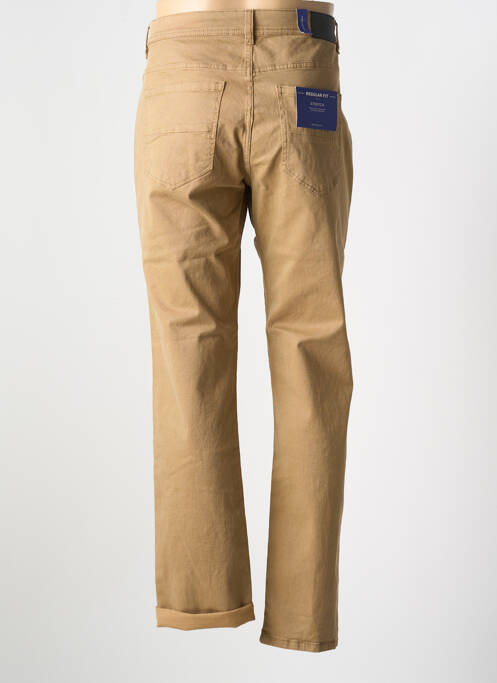 Pantalon droit stretch taille normale marron SUN VALLEY homme