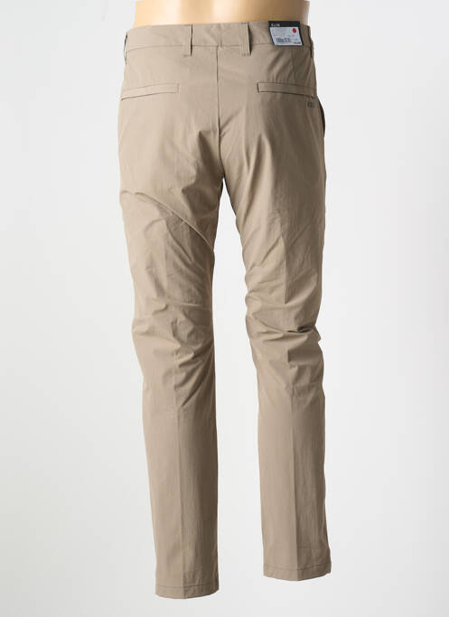 Pantalon slim stretch taille normale beige HUGO BOSS homme