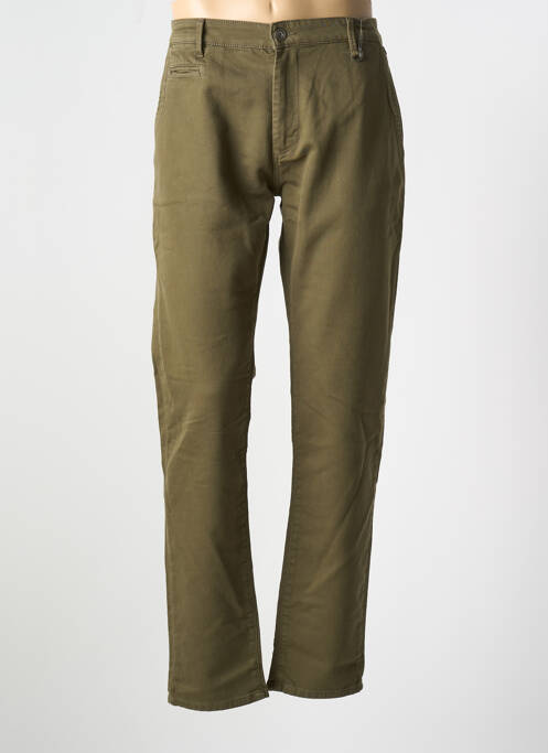 Pantalon chino vert FREEMAN T.PORTER pour homme