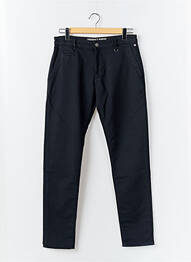 Pantalon chino tissage popeline taille normale bleu FREEMAN T.PORTER homme