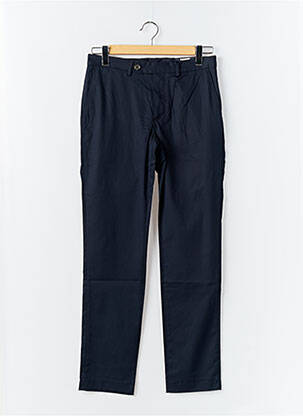 Pantalon chino tissage popeline taille normale bleu TOMMY HILFIGER homme