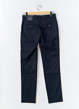 Pantalon chino tissage popeline taille normale bleu TOMMY HILFIGER homme