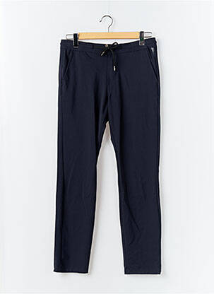 Pantalon chino stretch bleu LE TEMPS DES CERISES homme
