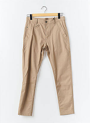 Pantalon chino tissage popeline taille normale marron G STAR femme