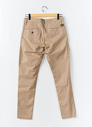 Pantalon chino tissage popeline taille normale marron G STAR femme