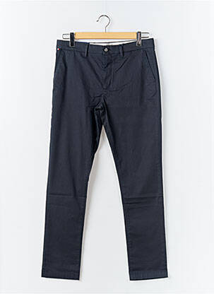 Pantalon chino tissage chiné taille normale bleu TOMMY HILFIGER homme