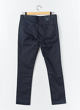 Pantalon chino tissage chiné taille normale bleu TOMMY HILFIGER homme