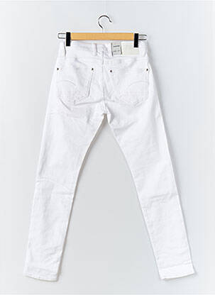 Jeans skinny poches taille normale blanc G STAR homme