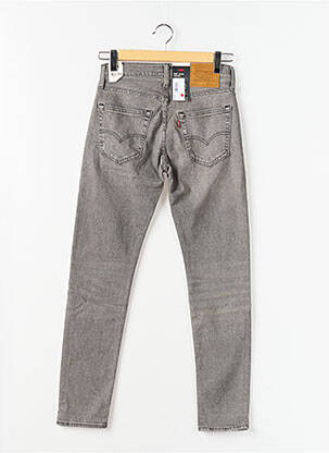 Jeans coupe slim stretch taille normale gris LEVI'S homme