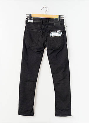Jeans coupe slim stretch taille normale noir REPLAY homme