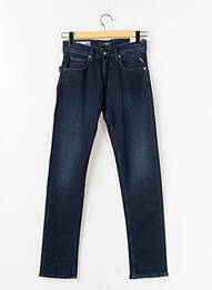Jeans coupe slim fermeture boutonnée sur le devant taille normale bleu REPLAY homme