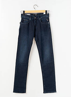 Jeans coupe slim fermeture boutonnée sur le devant taille normale bleu REPLAY homme