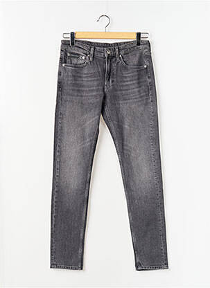 Jeans coupe slim stretch taille normale gris CALVIN KLEIN homme