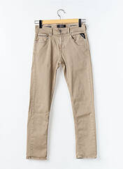 Jeans coupe slim marron REPLAY pour homme seconde vue
