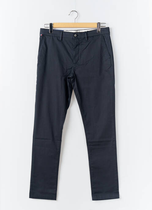 Pantalon chino tissage chiné taille normale bleu TOMMY HILFIGER homme