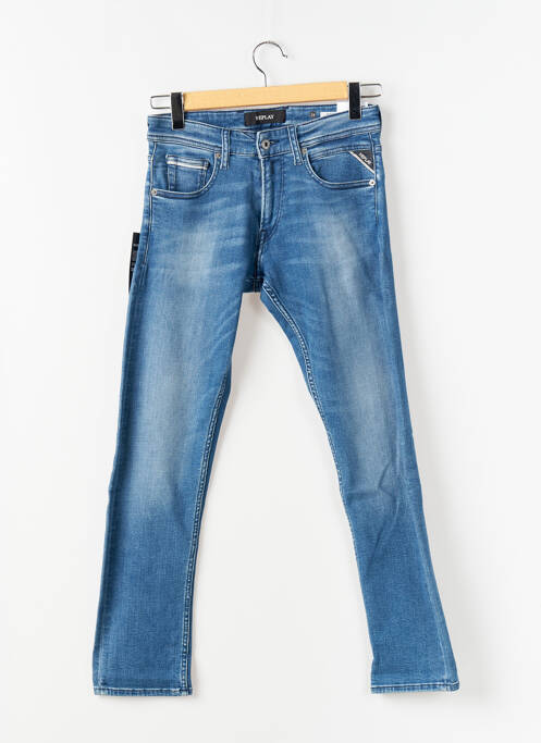 Jeans coupe slim bleu REPLAY pour homme