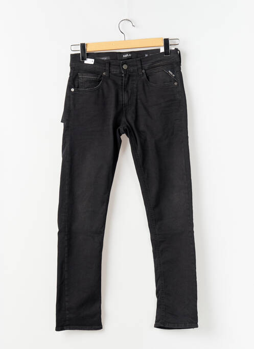 Jeans coupe slim noir REPLAY pour homme