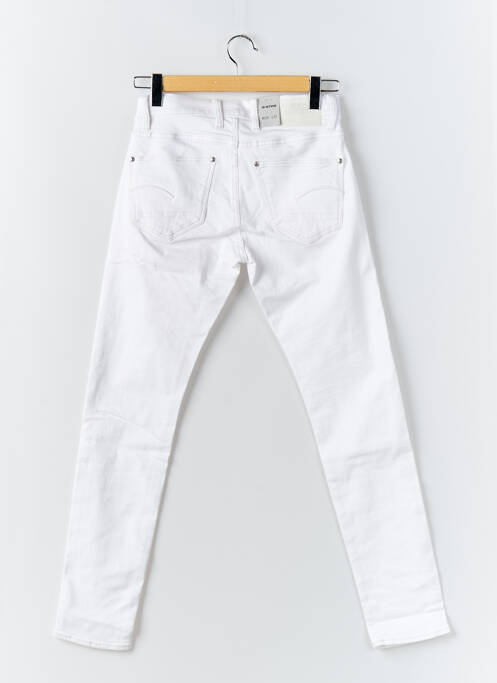Jeans skinny blanc G STAR pour homme