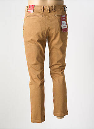 Jeans coupe slim stretch taille normale marron clair REPLAY homme