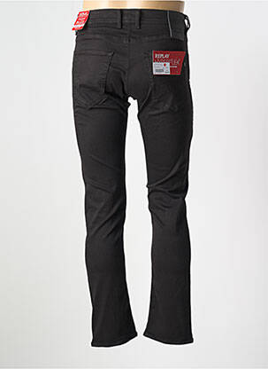 Jeans coupe slim stretch taille normale noir REPLAY homme