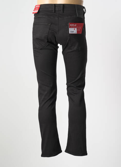 Jeans coupe slim noir REPLAY pour homme