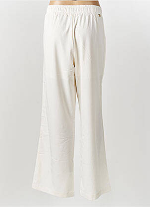 Pantalon large tissage popeline taille normale blanc LIU JO femme