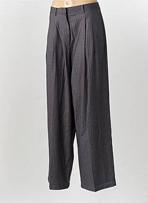 Pantalon large tissage popeline taille normale gris LPB femme