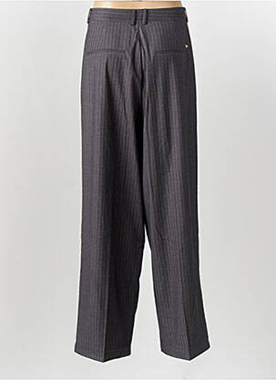 Pantalon large tissage popeline taille normale gris LPB femme