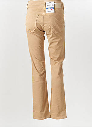 Pantalon slim tissage popeline taille normale marron SALSA femme