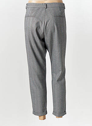 Pantalon slim tissage popeline taille normale gris IMPERIAL femme